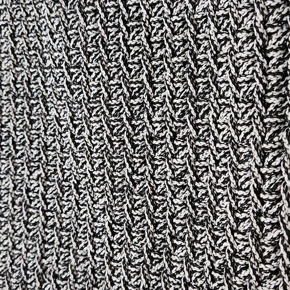Daisy Crochet By Anna Handmade  TOTE BAG Black And White Limited Edition - Picture 3 of 8